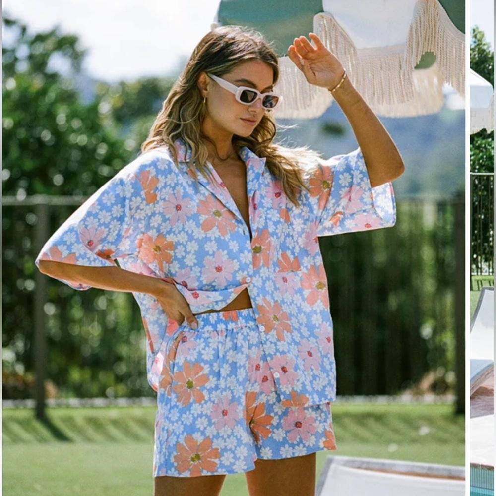 NWOT Sabo Skirt Oli Shorts - Sky Floral Size S / US4